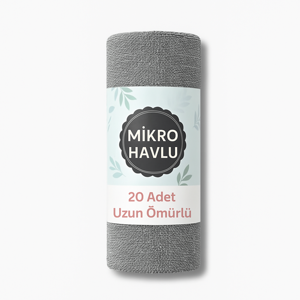 Premium Mikrofiber Rulo Havlu
